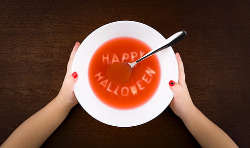 person holding bowl of soup thumbnail