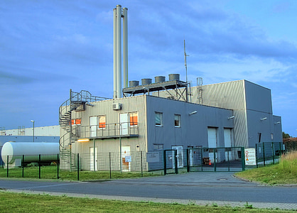 grey power plant near road thumbnail