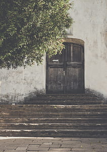 wood, steps, wall, house thumbnail
