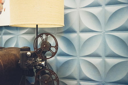 film reel-themed desk lamp thumbnail