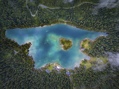 aerial photo of lake thumbnail