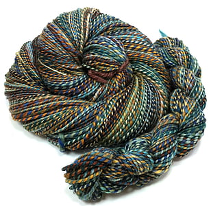 blue, brown, and grey braided textile thumbnail
