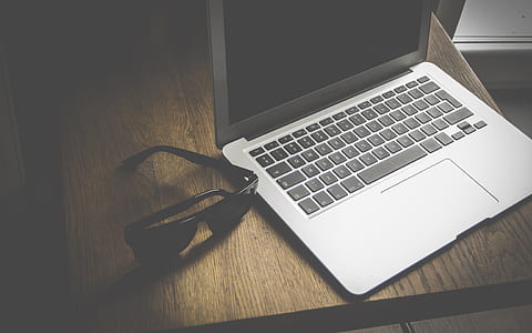 sunglasses, desk, laptop, office thumbnail