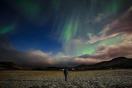 person walking on steppe thumbnail