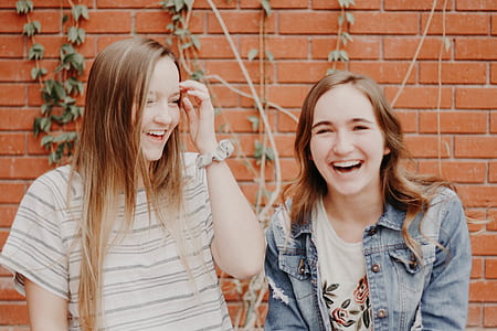 two laughing women thumbnail