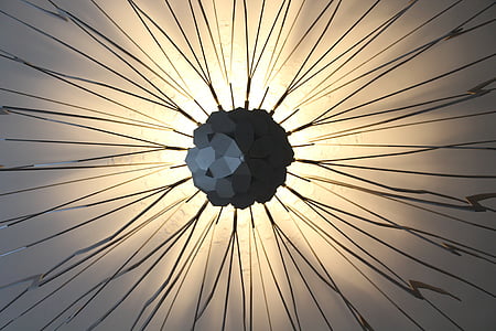 closeup photography of black sunburst metal decor thumbnail