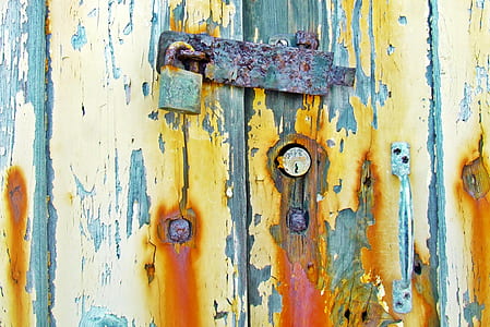 brown padlock on brown wooden surface thumbnail