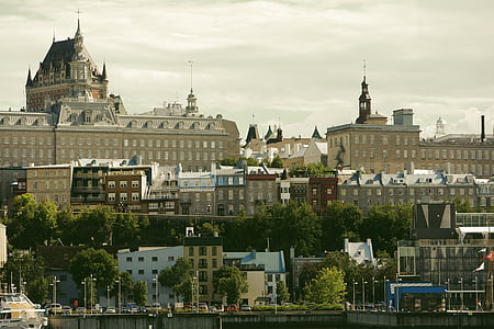 buildings under cloudy sky thumbnail