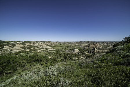 Painted Canyon Landscape at Theodore Roosevelt National Park, North Dakota thumbnail