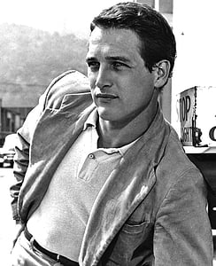 grayscale photo of man wearing polo shirt with coat thumbnail