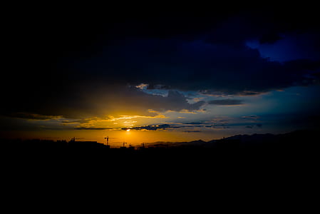 night, dark, sunset, sunrise thumbnail