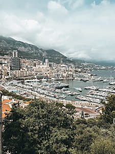 Aerial Photo Of Seaport thumbnail