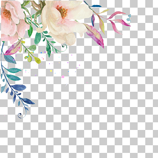 Watercolour Flowers Wedding invitation Watercolor painting, Hand-painted ink flower bouquet, white and pink flowers illustration PNG clipart