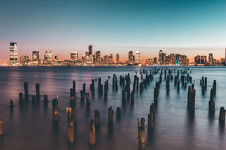 waterfront, city light, city, skyline thumbnail