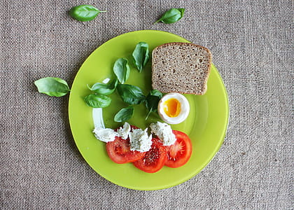 Bread on Green Ceramic Plate thumbnail