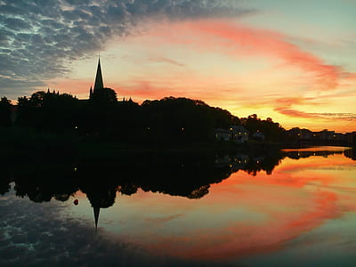 sea, dawn, nature, sky thumbnail