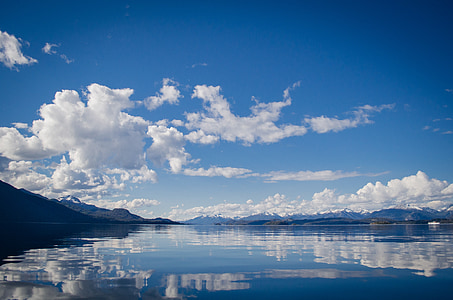 calm body of water under blue sky thumbnail