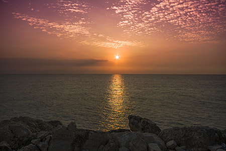 sea taken during sunset thumbnail