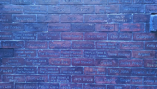 concrete brick surface with engraved words thumbnail