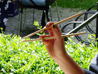 person holding chopsticks thumbnail