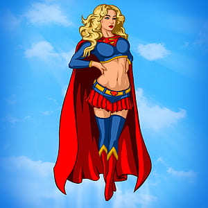 Super Woman illustration thumbnail
