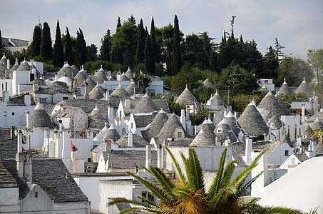 high-angle view of white village thumbnail