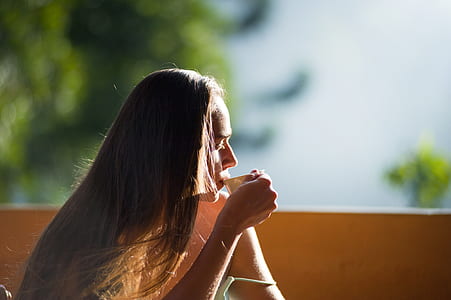 light, person, woman, coffee thumbnail