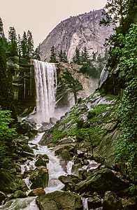 View of Vernal Fall in Yosemite National Park, California thumbnail