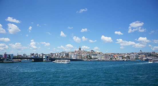panoramic photography of concrete buildings near body of water during daytime thumbnail