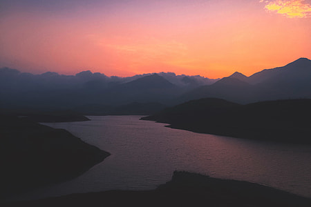 Landscape at sunset thumbnail