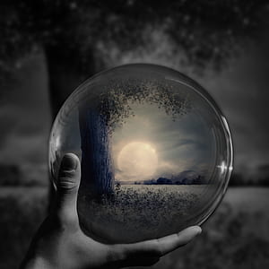 clear glass ball thumbnail