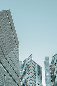 low-angle photography of curtain wall buildings thumbnail