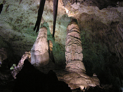 Stalagmites in Carlsbad Caverns National Park, New Mexico thumbnail