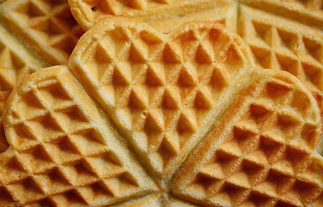 macro shot photography of waffle thumbnail