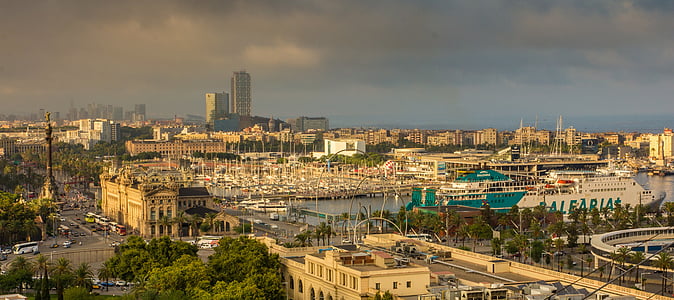 aerial photography of cityscape thumbnail