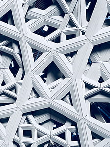 white abstract digital wallpaper thumbnail