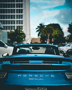 blue Porsche 911 Turbo Spyder thumbnail