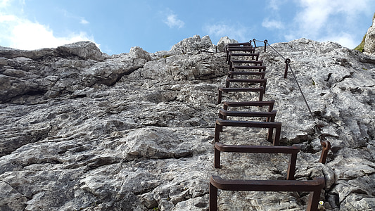 climbing rails on rock thumbnail