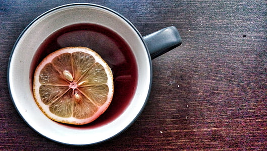 slice citrus in black mug thumbnail
