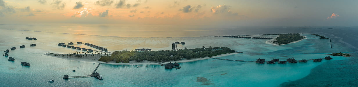 aerial photography of island thumbnail