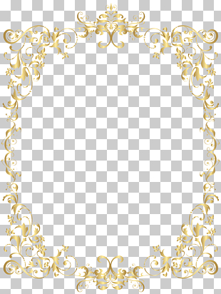 File formats Lossless compression, Border Gold Decorative Frame , gold scrolled photo frame against blue backgroud PNG clipart