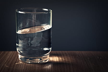 Clear Drinking Glass Filled With Water thumbnail