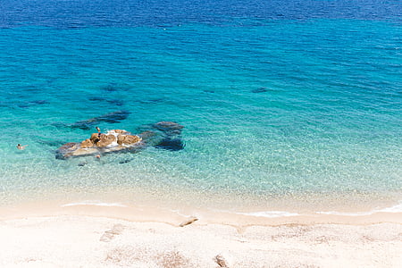 aerial view of seashore during daytime thumbnail