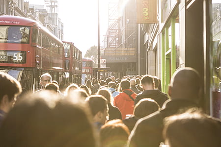 people walking in the street thumbnail