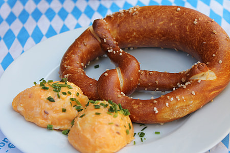 flat lay photography of baked breads with plate thumbnail