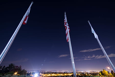 USA flag poles thumbnail