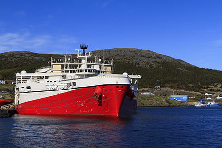 Offshore seismic vessel in the port thumbnail