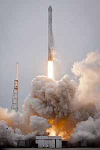 rocket launch during daytime thumbnail