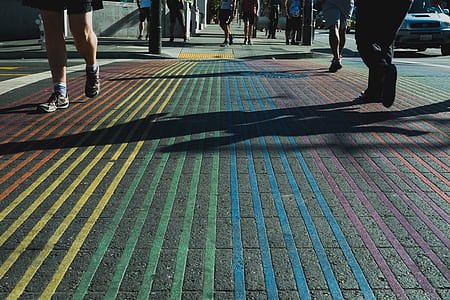 people walking in street during daytime thumbnail