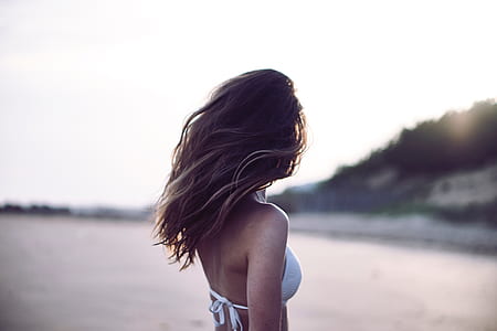 woman wearing white bikini top thumbnail
